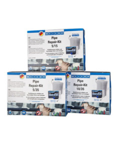 WEICON Pipe Repair-Kit 5/15 (5 cm x 1.5 m) Zestaw do awaryjnej naprawy rur i rurociągów 2