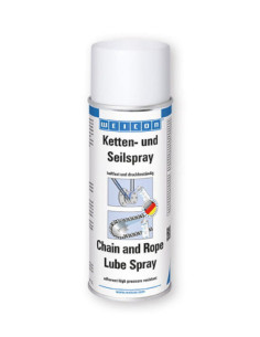 WEICON Chain and Rope Lube Spray 400 ml smar o wysokiej przyczepności do lin i łańcuchów