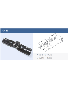 Element łącznikowy G-4S dla Ø28,G.S.ACE