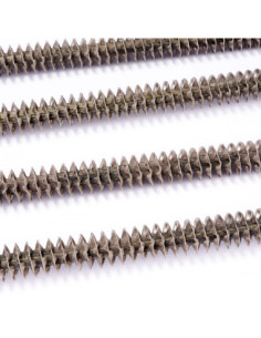 Grzejnik rurkowy 2XU z lamelkami, stal nierdzewna, 58cm,230V,HILZINGER