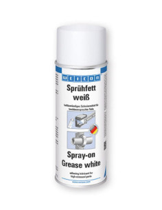 WEICON Spray-on Grease white 400 ml biały smar wielozadaniowy o dużej sile przylegania
