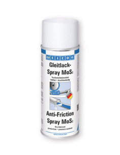 WEICON Anti-Friction Spray MoS2 400 ml smar na bazie dwusiarczku molibdenu