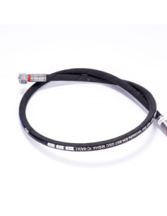 Wąż wysokociśnieniowy z 2 stalowymi oplotami,5/16" max WP420Bar,120cmSEL