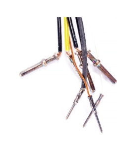 Kabel 7 żyły-5xfi2mm, 2xfi1mm z gniazdem przemysłowym 8 pol,4,5m 2