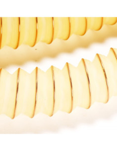 Wąż PCV wzmocniony spiralą fi26mm L7m,do temperatury -40/ 90 st,żółty przezierny 2