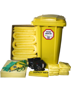 Mobilny zestaw sorbentów chemiczny 240 litrów