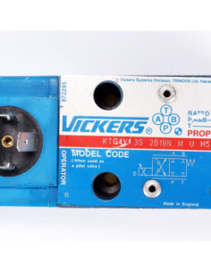Zawór hydrauliczny kierunkowy PA&B 350bar, T 210 bar, KTG4V 3S 2B19N M U H5 60, VICKERS 2