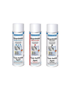 WEICON Crack Testing Agent Set (3 sztuki) zestaw do wykrywania pęknięć powierzchni metalowych
