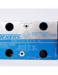 Zawór kierunkowy sterowany elektromagnetycznie DG4V 3 7C M U H7 60, VICKERS 2