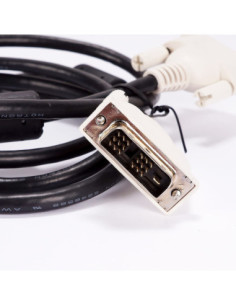 Kabel do monitora 1,7m, 2 x wtyczka DVI-D, E246589, HOTRON 2