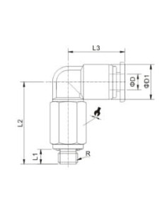 NPQH-DK-M5-Q4-P10 Złącze wtykowe