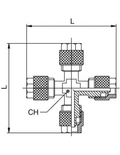 Zacisk pionowy, DE-210-U, DESTACO
