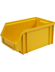Pojemnik warsztatowy, regałowy, magazynowy - żółty