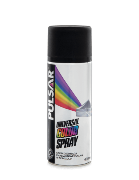 PULSAR Emalia farba czarna matowa 400ml