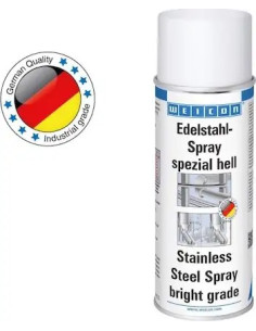 WEICON Stainless Steel Spray bright grade 400 ml powłoka na bazie pigmentów stali nierdzewnej jasne