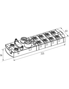 Moduł sieciowy Impact67 PN DIO16 IRT 55130 2