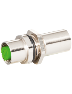 Złącze panelowe M12 żeńskie/żeńskie 4-polowe, d-cod. 7000-44611-0000000