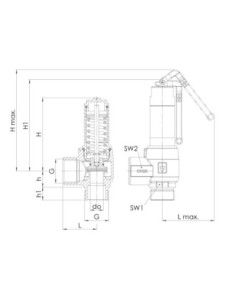 GRLA-M5-QS-6-RS-D Zawór dławiąco-zwrotny