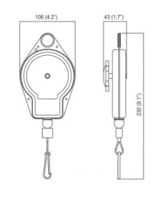 Gniazdo przenośne, B.1039, 16A 4p, PAWBOL