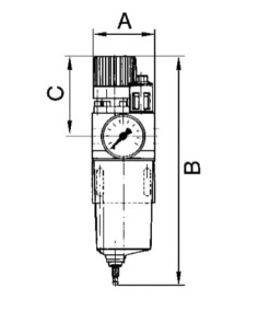 Łącznik przewodów, TCN-1/4-PK-4 11964, Festo