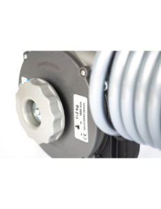 Balanser linkowy, sprężynowy Flowmatik 0,4-1 kg, linka 1,6 m, z przewodem spiralnym