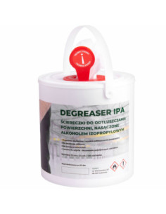 SONEX DEGREASER IPA nasączone ściereczki do odtłuszczania powierzchni 120 ściereczek w wiaderku 2