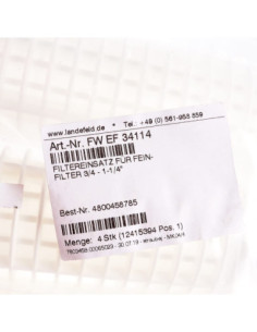 Wkład filtracyjny, FW EF 34114, LANDEFELD