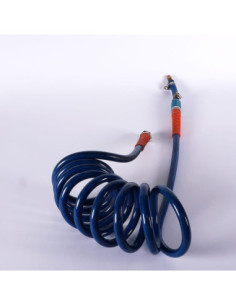 Wąż spiralny ze złączem i nyplem, 12 X 8 mm, RIEGLER