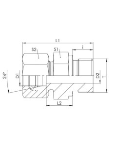 Siłownik pneumatyczny max 6 bar, 40/80C  4/03, TOSS