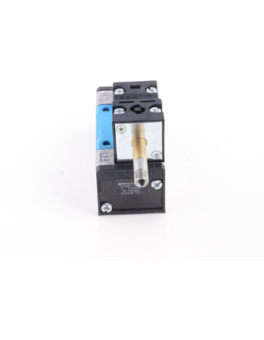 Łącznik prosty karbowany przelotowy choinka do węża fi 2 mm mosiądz