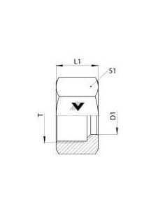 Wąż hydrauliczny 1,5M, EN 857 1SC 1/4", SEL, 225bar