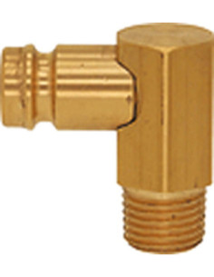 Króciec do form wtryskowych DN13 M24x1,5 zew, kątowe 90