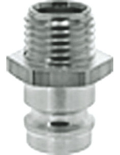 Króciec do form wtryskowych DN6, G1/8 zew, pod klucz imbus