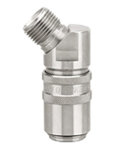 Szybkozłącza do form wtrysk. DN6 M14x1,5 zew, kątowe 45