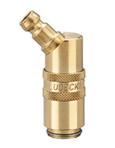 Szybkozłącze do form wtrys. DN6 z adaptorem DN9, z zaworem