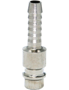 Króciec szybkozłącza Ludecke DN10 typ 27, do węża fi 16 mm, stal hartowana