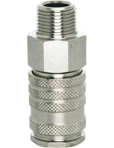 Szybkozłącze pneumatyczne Ludecke DN10 typ 27, R 3/4 GZ, stal hartowana