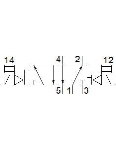 Króciec gwintowany choinka do węża fi 2 mm M5 GZ, mosiądz 2