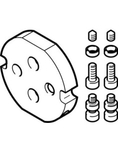 Obudowa do złączy, (dł. 65mm, szer. 35mm, wys. 76mm), Harting