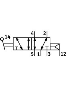Filtr sprężonego powietrza G 1 GW do 16 bar, 20 mikronów, Flowmatik 2