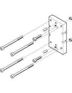Szybkozłącze pneumatyczne Ludecke DN7,2 typ 26, G 3/8 GW, mosiądz niklowany