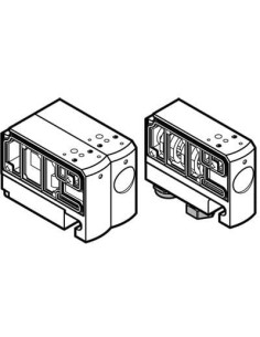 Wtyczka odbiornikowa naścienna 32A-6H  ( ślady magazynowania) , TYP 354, MENNEKES 2