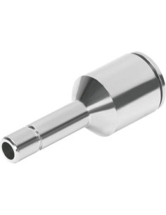 Złączka pneumatyczna kątowa obrotowa niska G 3/8 GZ do węża 14 mm, tworzywo sztuczne