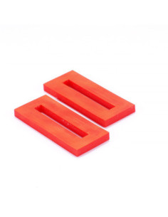 Uszczelka silikonowa czerwona 115 x 50 x 10, otwór 88 x 12, Dr Wiesner