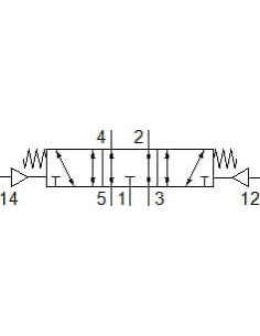 Złączka pneumatyczna wtykowa prosta G 1/2 GZ do węża fi 16 mm, mosiądz niklowany, Eisele 2