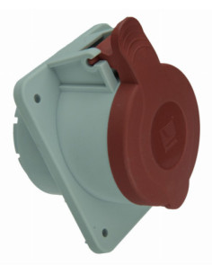 Gniazdo tablicowe skośne, B.1057, 32A 4p, PAWBOL