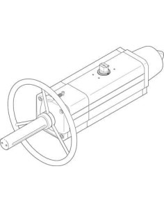 Zespół z siłownikiem DNC-40-280-PPV-A 163336, sterowany ciśnieniowo, 1182520.2/470127/HR 10.18, Weber 2