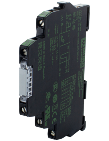 Przekaźnik MIRO 6.2 WE:24VDC - WY:250VAC/DC/6A 52000