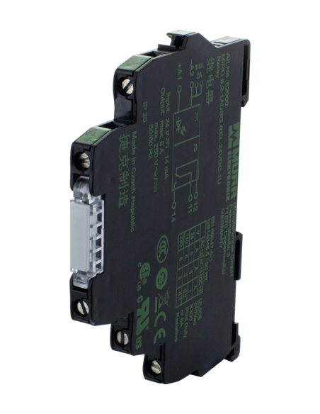 Przekaźnik MIRO 6.2 WE:24VDC - WY:250VAC/DC/6A 52000