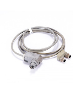 Kabel wtykowy podwójne złącze DIN, 5 PINów męskie SIEMENS, oraz złącze napięciowe żeńskie HIRSCHMAN 2,1M, 6GT2091-1CH20